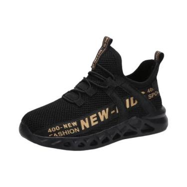 Imagem de Tênis Esportivos Leves Para Meninos, Calçados De Malha Para Corrida, B