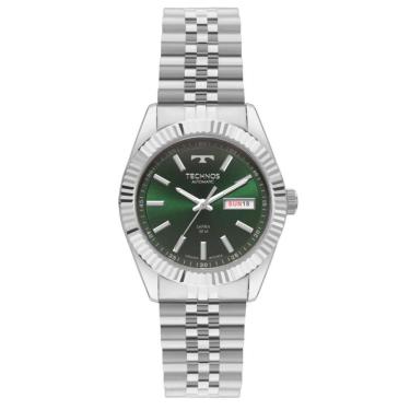 Imagem de Relógio Technos Masculino Ref: 8205pu/1v Automático Prateado