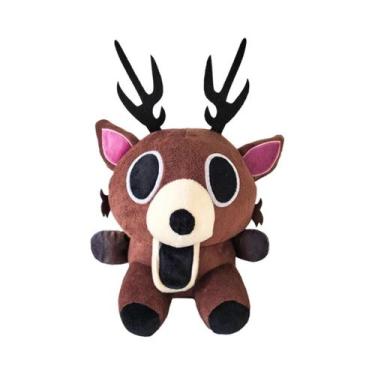 Imagem de Pelúcia De Alce Marrom E Coruja Branca, Boneco De Pelúcia, Almofada, J