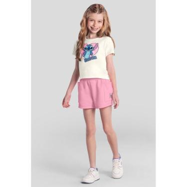 Imagem de Conjunto infantil menina do Stitch Brandili Natural