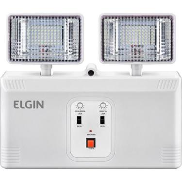 Imagem de Luminaria De Emergencia Elgin Com Blocos De Led Autonomos 2000Lm Bivol