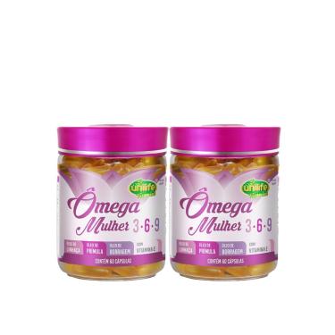 Imagem de Kit 2x Ômega Mulher 3, 6 e 9 60 Cápsulas Unilife-Unissex