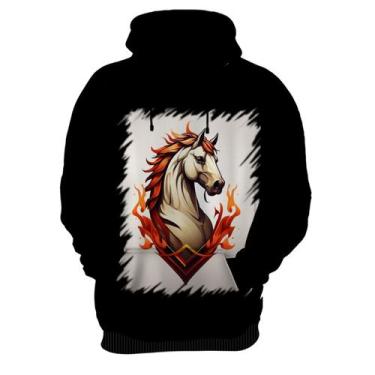 Imagem de Blusa de Frio de Cavalo Flamejante Fire Horse 2 - Kasubeck Store®, Inf