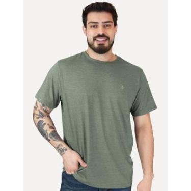 Imagem de Camiseta Dudalina Masculina Regular Mono Icon Verde Médio-Masculino