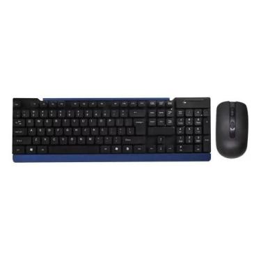 Imagem de Kit De Teclado E Mouse Sem Fio Brazil PC BPC-5271/17 Portugu - Congrat