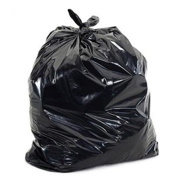 Imagem de Saco de Lixo 100 Litros 0,09 com 100 Unidades Reforçado Preto Higipack