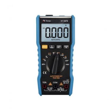 Imagem de Multímetro Digital ET-1507B True RMS com Medição de Tensão e Corrente AC-DC Preto Minipa