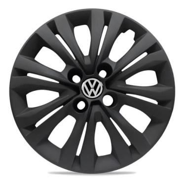 Imagem de Jogo Calota Volks Gol G5 G6 G7 Aro 14 Preto Fosco Preto - Congratulati