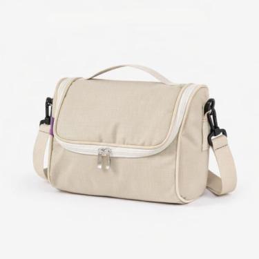 Imagem de Lancheira Térmica Bolsa Adulto Para Trabalho E Academia - Pikuka, Bege