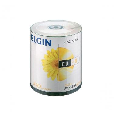 Imagem de CD-R Cd-r Elgin 700MB 80MIN 52X Printable com Gravação Rápida e Confiável Face para Per...