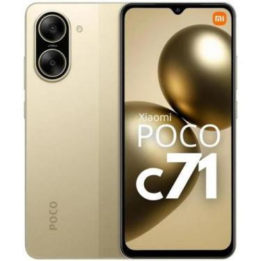 Imagem de Xiaomi Poco C71 Global 64GB 3GB RAM Dual SIM Tela 6.88 - Dourado, 64GB