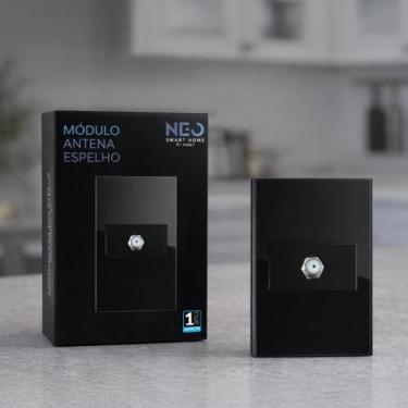 Imagem de Modulo Antena Espelho 4X2 Preto Cod: 291991065 Neo Avant