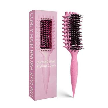 Imagem de Escova para Cabelos Cacheados MMBVSZ Candybrush Definição de Cachos Ro