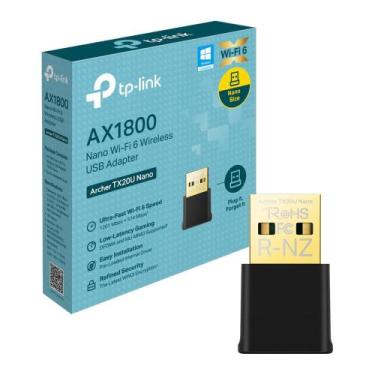 Imagem de Placa de Rede TPLink Archer TX20U Nano USB Sem Fio 6198