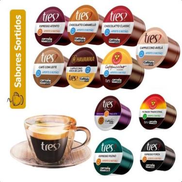 Imagem de Kit Sortido de 20 Cápsulas Café 3 Corações, sabores variados para Degu