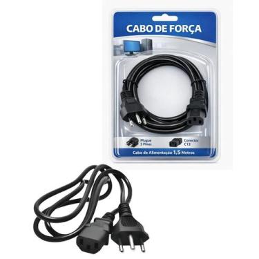Imagem de 2 Cabo De Força 3 Metros 10a - DUAL COMP