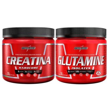 Imagem de Kit Creatina Hardcore 300g + Glutamina 300g - Integralmedica-Unissex