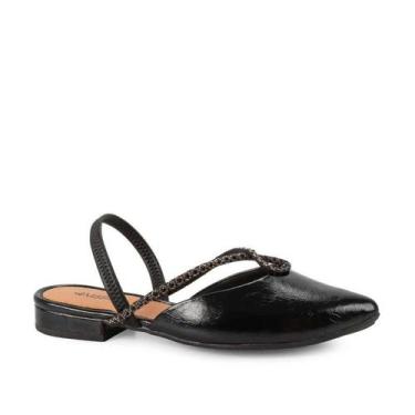 Imagem de Sapato Mississipi Mule Bico Fino - Feminino - Preto - 36, Preto, 36