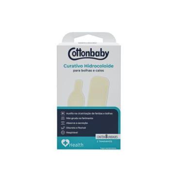 Imagem de Curativo Hidrocoloide CottonBaby Bolhas e Calos 8 Unidades - Cotton Ba