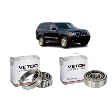 Imagem de Kit Rolamento Pinhao Diferencial Jeep Grand Cherokee Dana 44 - VETOR (