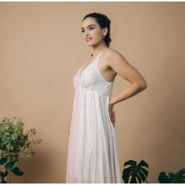 Imagem de Vestido indiano serena - Bendita store , Off, P