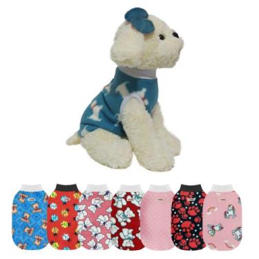 Imagem de Kit Roupa Pet Inverno Roupinha Frio Soft Pimpoo - 3 Unidades, Macho, P