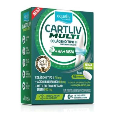 Imagem de Cartliv Multi Colágeno Tipo II - 30 Comprimidos - Equaliv