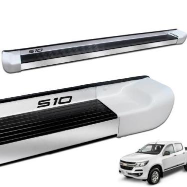 Imagem de Estribo Lateral S10 CD 2012 a 2021 Branco Summit Personalizado - Gtnox