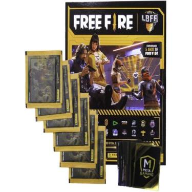Imagem de Album de figurinhas free fire album+6envelopes kit panini