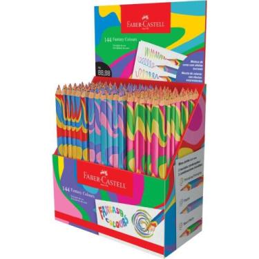 Imagem de Lapis de COR Jumbo Fantasy Colours 3 Modelos DP.C/144 - FABER-CASTELL
