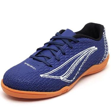 Imagem de Tenis Futsal Penalty Kids Bravo Xxii 126246, Marinho, Branco, 34