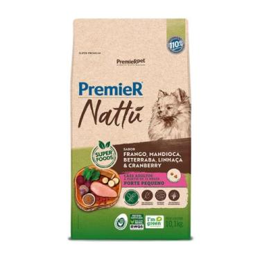 Imagem de Ração Premier Nattu Cães Adultos Pequeno sabor Frango e Mandioca 10,1 