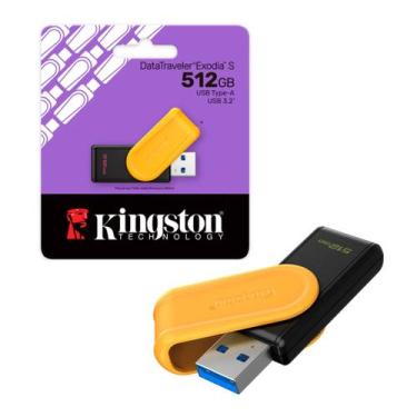 Imagem de Pen Drive 512gb Usb 3.2 DataTraveler Exodia S DTXS/512GB Kingston