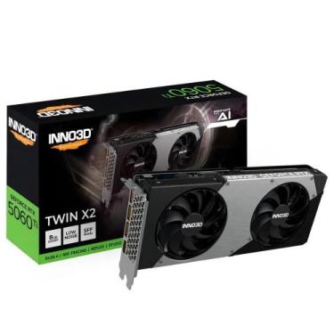 Imagem de Placa de video rtx5060 inno3d twin x2 n50602-08d7-195071n gdddr7 box i