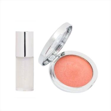 Imagem de Kit de Maquiagem Really Blush Silent Moments e Gloss Shine Serious com Fórmula Leve e Brilho Intenso Ruby Rose