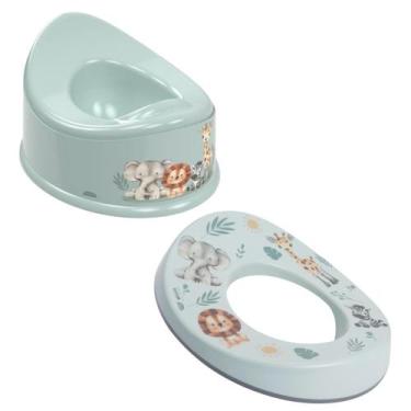 Imagem de Kit Desfralde Penico Assento Sanitário Redutor Vaso Plasútil, SAFARI