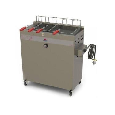 Imagem de Fritador PR-3000BPG com Água e Óleo 30L e Cestos Inclusos Cinza Progás