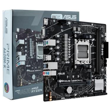 Imagem de Placa Mãe Prime A620M-K Socket AM5 DDR5 com Saída VGA para Desempenho e Durabilidade Asus