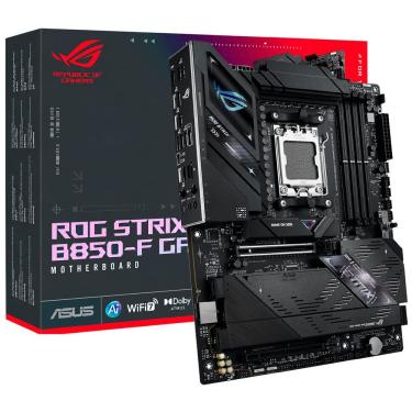 Imagem de Placa Mãe ROG Strix B850-F Gaming Wi-Fi 7 Neo com Pcie 5.0 e DDR5 Preto Asus AM5 ATX RGB