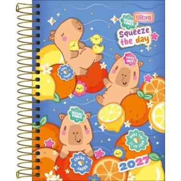 Imagem de Agenda Espiral Diária 110 x 154 cm Capyclub 2027 Sortido