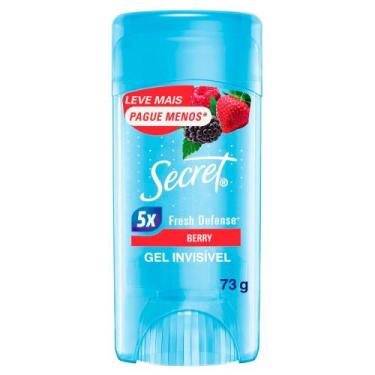 Imagem de Desodorante Secret Berry Fresh Defense Antitranspirante Gel Invisível 