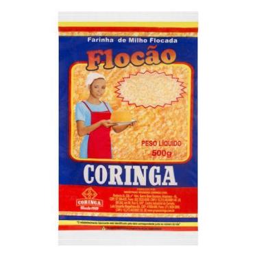 Imagem de Farinha De Milho Flocão Sem Glúten Coringa 500g Cuscuz Nordestino
