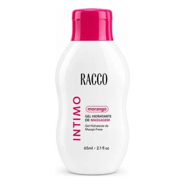 Imagem de Gel Hidratante Intimo De Massagem Morango Racco 65 Ml