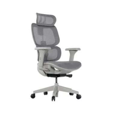 Imagem de Cadeira De Escritório Ergonômica Elements Siggy, Até 140Kg, Cinza