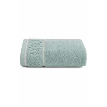 Imagem de Toalha de Rosto Super Macia Zero Twist Padrão Arabesco - Corttex