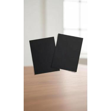 Imagem de Papel Colorido A4 180g 100 Folhas Preto - Congratulations Store