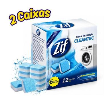 Imagem de 24 Pastilha Limpeza Maquina de Lavar Roupas Remove Odor Manchas Purifi