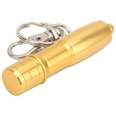 Imagem de Asixxsix Furador de ponta de bilhar, conveniente pino de bilhar, boa fricção longa vida útil de alumínio para bilhar (dourado)