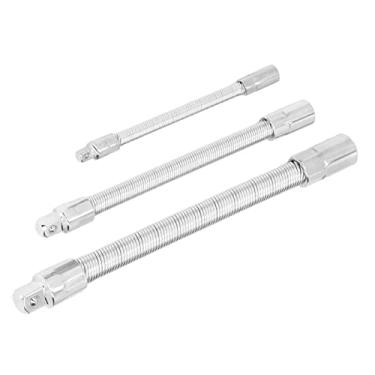 Imagem de Barra de extensão flexível, chave de fenda, eixo macio, liga de alumínio, aço inoxidável, dobrável, para eletrodomésticos