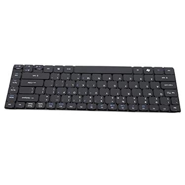 Imagem de Teclado de reposição para laptop, robusto durável 86 teclas de operação simples Teclado de laptop para